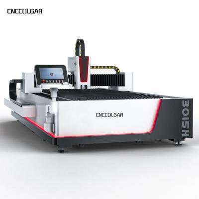 China SERVOMOTOR 2kw Fiber Lazer Cutter CNC Fiber Laser Cutting Machine 1530 for sale