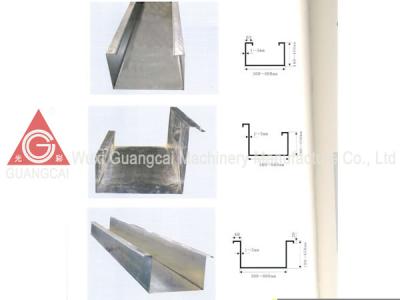 China Metal Gutter Steel Roll Formed Products for sale