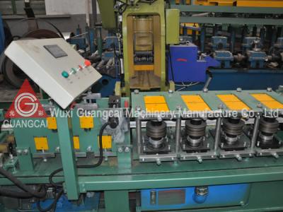 China Galvanized Sheet and Carbon Steel Cross Purlin Roll Forming Machine with GCr15 Bearing Steel for sale