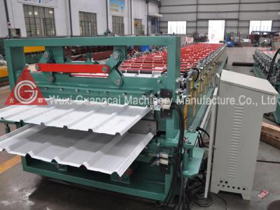 China Corrugated Roofing Sheet Double Layer Roll Forming Machine for Industrial Building for sale