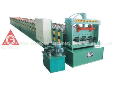 China Pressed Steel Floor Plate Making Machine / Floor Deck Roll Forming Machine for sale