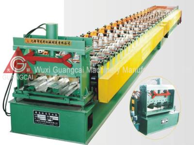 China Metal Roofing Panel Floor Deck Roll Forming Machine For Theatre 0.7mm - 1.2mm for sale