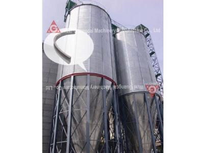 China Roof Tile Steel Grain Silo Roll Forming Machine , Industrial Steel Silo Making Machinery for sale