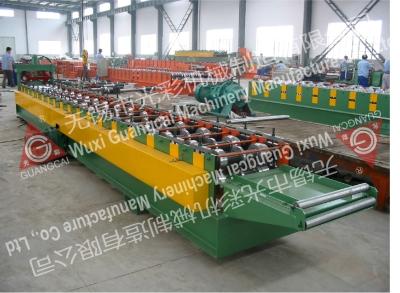 China 0.4mm - 0.8mm Roof Panel Roll Forming Machine , Rolling Form Equipment for sale