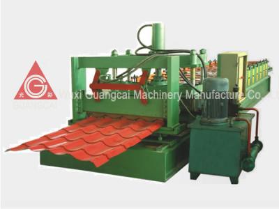 China Glazed Tile / Floor Deck / Door Frame Cold Roll Forming Machine High Speed for sale