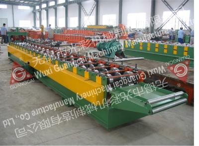 China Steel Tile Wall Panel Roll Forming Machine With Thickness 0.4mm - 0.8mm Galvanized Sheet for sale