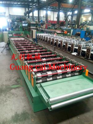 China Automatic 0.5-0.7mm Roofing Roll Forming Machine With 15 Stations for sale