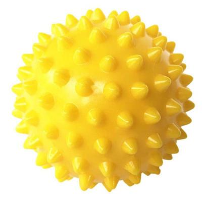 China Custom Colored Anti-burst Massage Ball 9.5cm Home Fitness Spike Point PVC Massage Relax Ball for sale