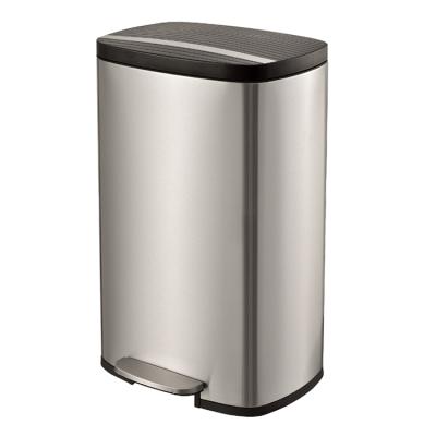 China Good Performance Sustainable Stainless Steel Trash Bin High Quality Rubbish for sale