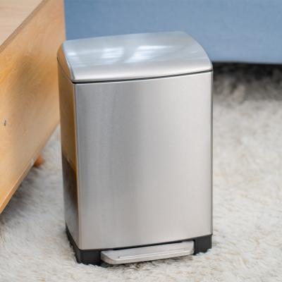 China Fashion Sustainable Design High Quality Touchless Stainless Steel Trash Bin With Lid Trash Bin Sensor Smart Bin Recycle Trash Can Waste Bin for sale