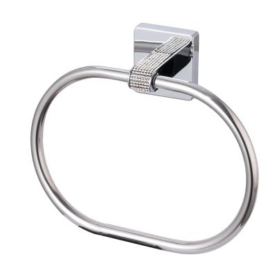 China Modern Silver Stainless Steel Towel Ring Bathroom Accessories Wholesale for sale