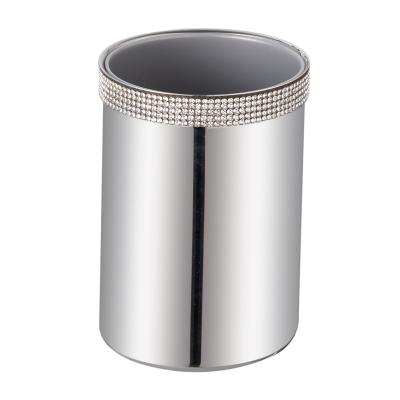 China Modern stainless steel cups, used for toothbrush storage in the bathroom, available in bulk wholesale for sale