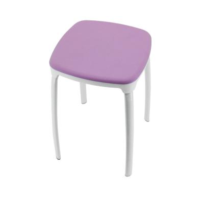 China Adjustable Home Cheap Stackable Stools Stools Plastic Top(Other) Furniture Seat With Metal Leg for sale