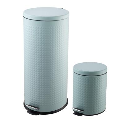 China Sustainable Durable Stainless Steel Trash Can Use Hotel Room Kitchen Bathroom Waterproof Trash Can for sale