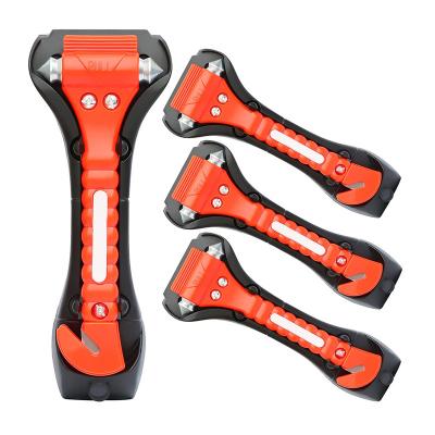 China Multi Functional High Carbon Steel Hard Car Safety Hammer Escape Tool With Non-slip Seat Belt Cutter for sale