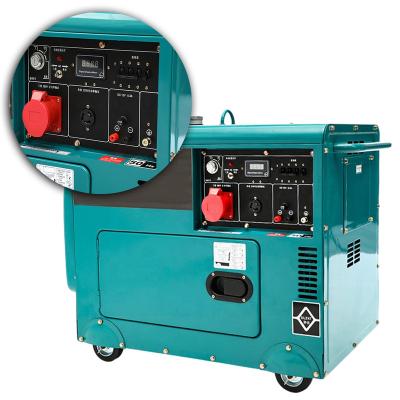 China 5/6/7/8 5/6/7/8 Kw Low Rpm Portable Mute Small Box Type Diesel Generators 5.5kw for sale