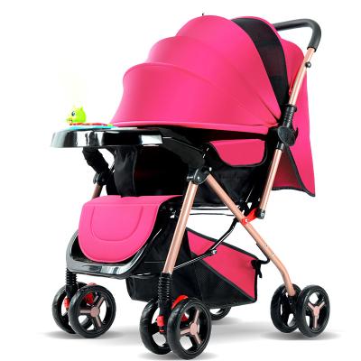 China Wholesale Baby Stroller Polyester 3 in 1 One Baby Pram New Design China Luxury Double Baby Carriage Stroller For Sale for sale