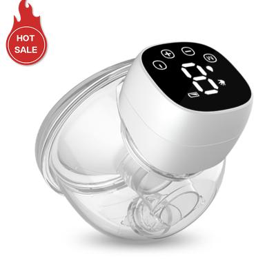 China BPA Free LCD Radio Bra Portable Breast Pump Hands Silicone Baby Milk Suction Electric Smart Electronic Portable Breast Pump for sale