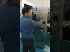 Pneumatic stencil cleaning machine use video