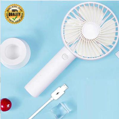 China Personalized hotel mini haze powerbank table fan hand fan for sale