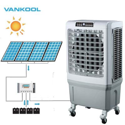 China 35-50m2 100% dc solar 12v air cooler for commercial use for sale