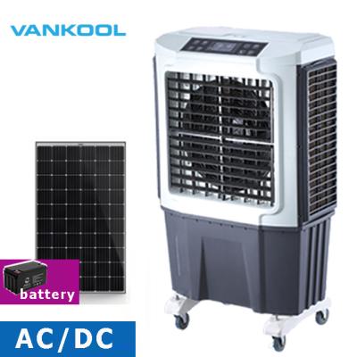 China Household AC/DC 220V Air Cooler 12v DC Rechargeable Air Cooler 24 Volt Solar DC Air Conditioner Fan Fans for sale