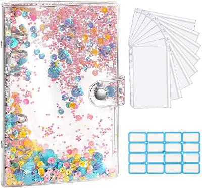 China Loose-leaf Organizer Agenda With Pocket Journal Diary Shopping Book Hardcover Stationery A5 A6 Updated Custom Notebook Binders for sale