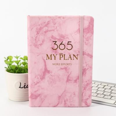 China Hardcover Ready to Ship Diary Planner Budget Book Customized Logo Notebook 365 Days Manifest Planners Custom Printing for sale