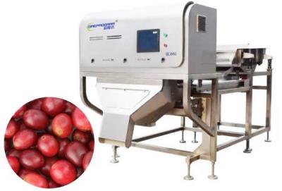 China 1-3 T/H Coffee Color Sorter , Bean Sorting Machine 0.5-0.8 Mpa with Phoenix Lens for sale