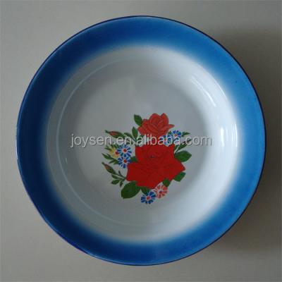 China Viable Hot Selling Decorative Enamel Soup Dish for sale