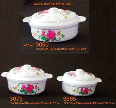 China Disposable soup bowls, melamine bowls with covers, bowls with lids for sale