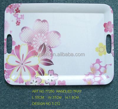 China 77250 Melamine Bar Tray Restaurant Tray Coffee Tray for sale