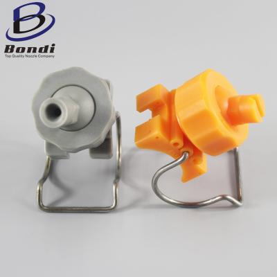 China 26988/27988 single and double clamp eyelet clamp nozzle,clip eyelet nozzle for sale