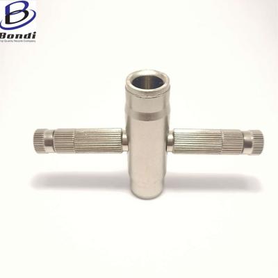 China Lengtheded cold fog nozzle ,Ceramic mist nozzle with stainless steel filter for cooling and humidification for sale