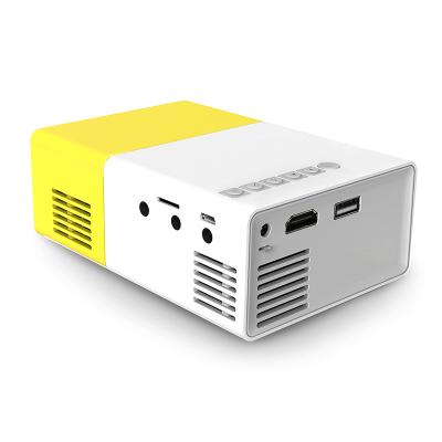 China new arrival 3D ready portable home theater mini pocket projector YG300 3D micro short throw led Mini Projector for sale