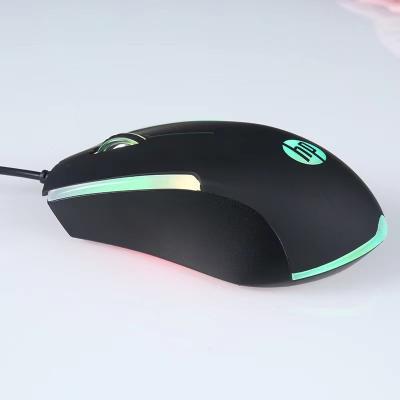 China Wholesale Hot Selling HP M160 Backlit RGB Wired Mouse Notebook Desktop Computer Management Simulation Office Luminous Mouse for sale