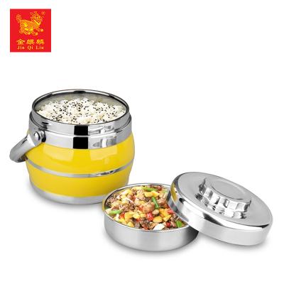 China Practical Hot Selling Practical Interlocking Stainless Steel Case Hot Lunch Box For Sale for sale