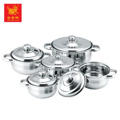 China Sustainable New Type Household Utensil Stainless Steel Pots And Pans For Kitchen for sale