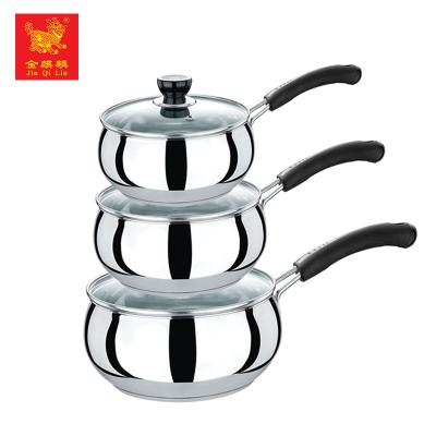 China Sustainable most popular stainless steel ware metal cookware noodle cooking pot for sale for sale