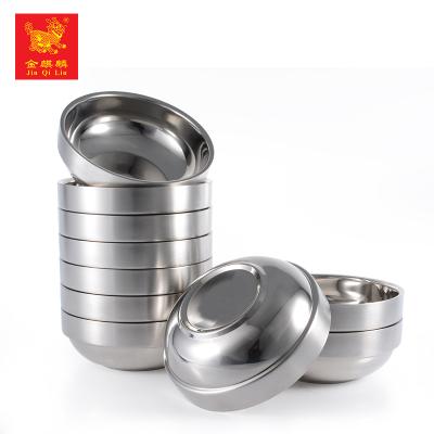 China Last Sustainable Production Stainless Basin Round Soup Fruit Bowl Metal With Good Price for sale