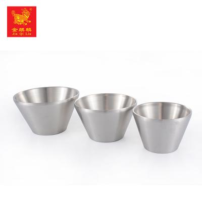 China Viable high quality different capacity trapezoidal ice cream serving bowl for wholesale for sale