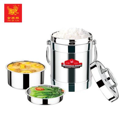 China Viable Kitchenware Metal Food Stainless Steel Lunch Boxes Thermo Bento for Wholesale for sale