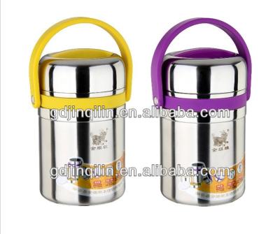 China Hot Selling Sustainable Stainless Steel Flask Container Thermal Food Heater From China for sale