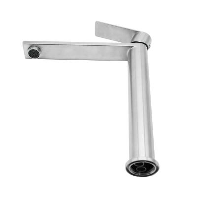 China Exquisite Modern Stainless Steel Ceramic Core Style Faucet Basin Toilet Easy To Install OEM 304 Round Basin Customizable for sale