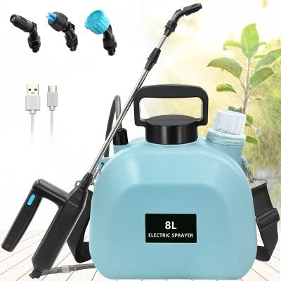 China Home Garden 8L Electric Weed Lawn Sprayer Cordless Battery Electric 8L Water Bottle Garden Plastic Pump Sprayer With Measuring Cup for sale