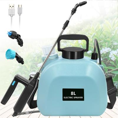 China Home Garden Rechargeable Lawn Sprayer Cordless Battery Electric 8L Water Bottle Agricultural Garden Plastic Garden Pump Sprayer For Sale for sale