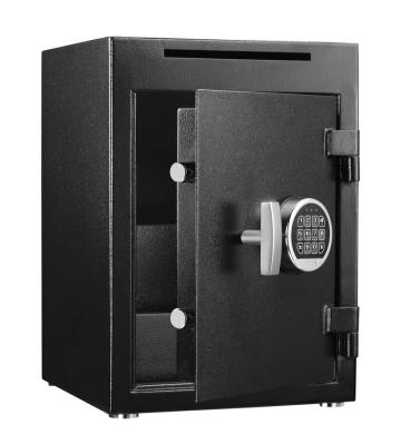 China Passcode Lock Money Safe Compartment Money Gun Box Wall Security Safe Home Deposit Box for sale