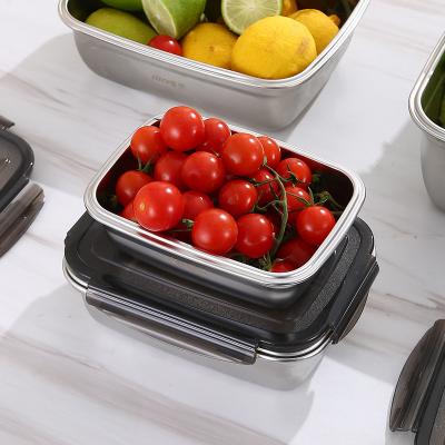 China Freshness Preservation Wholesale Storage Container Food Grade Reusable Food Grade Fresh Food Container Reusable Lunch Box for sale