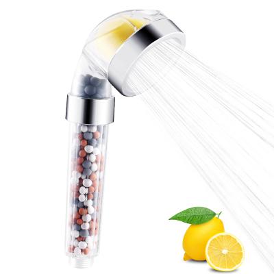 China Without Referral CE Rohs Certification Vitamin C Aromatherapy Lemon Mineral Stone Filter Hand Held Shower for sale