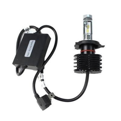 China Super Bright Yes H4 NO Fan 4000 Lumens 12V Car Motorcycle Led Bulbs Headlight for sale